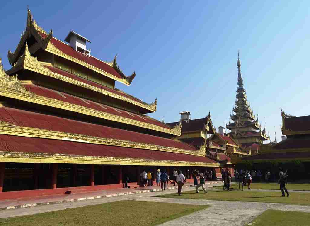 Visiting the  Royal Palace is one of the best things to do in Mandalay  Myanmar