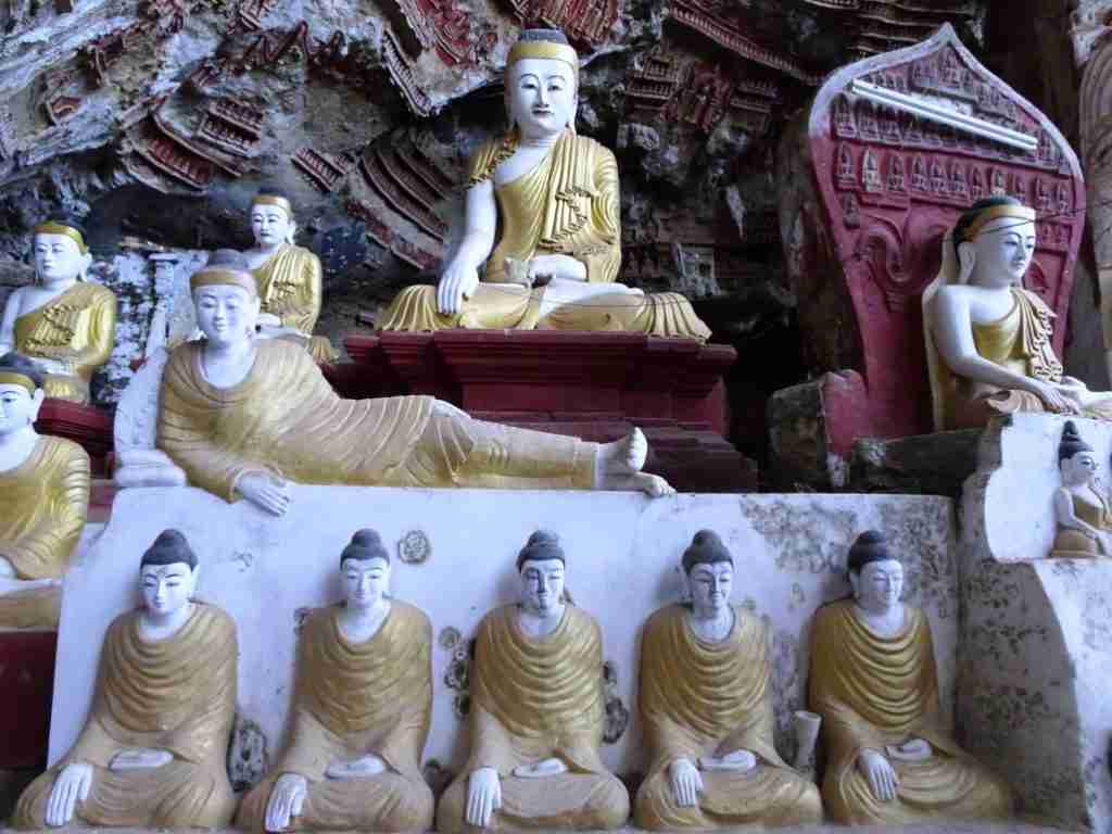 Kawgun Cave Templein  Hpa An Myanmar