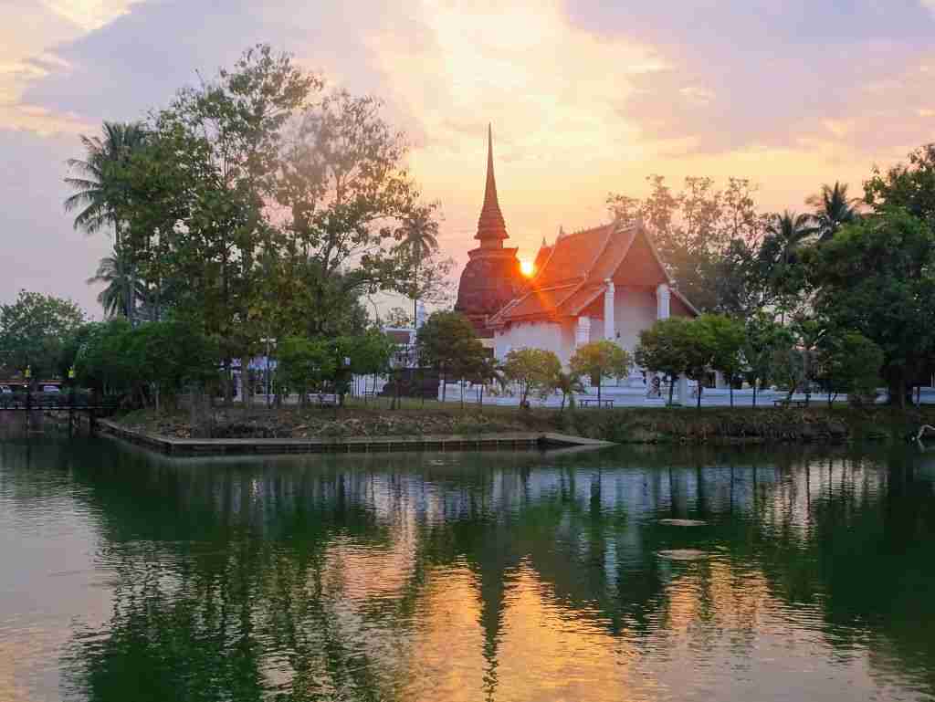 Sunrise at Old Sukhothai, Thailand