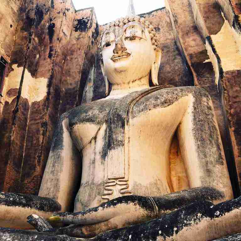 Buddha Statue Wat Sri Chum Sukhothai Thailand