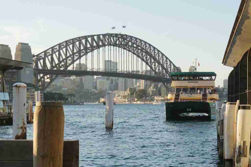 Ferry at Circular Quay Sydney