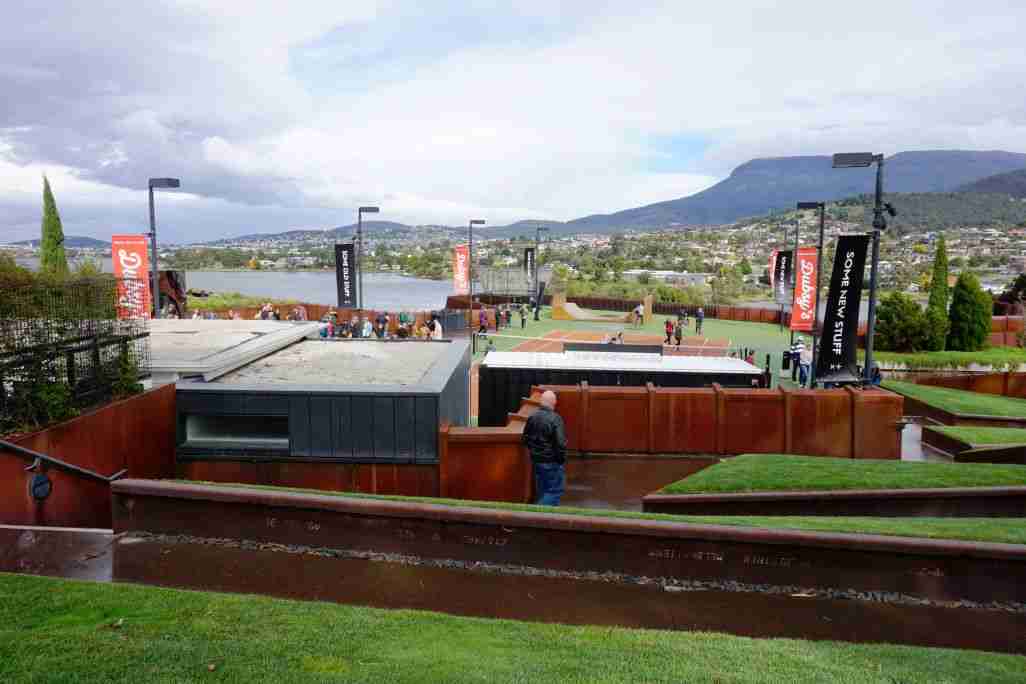 Visiting MONA is one of many fun things to do in Hobart Tasmania
