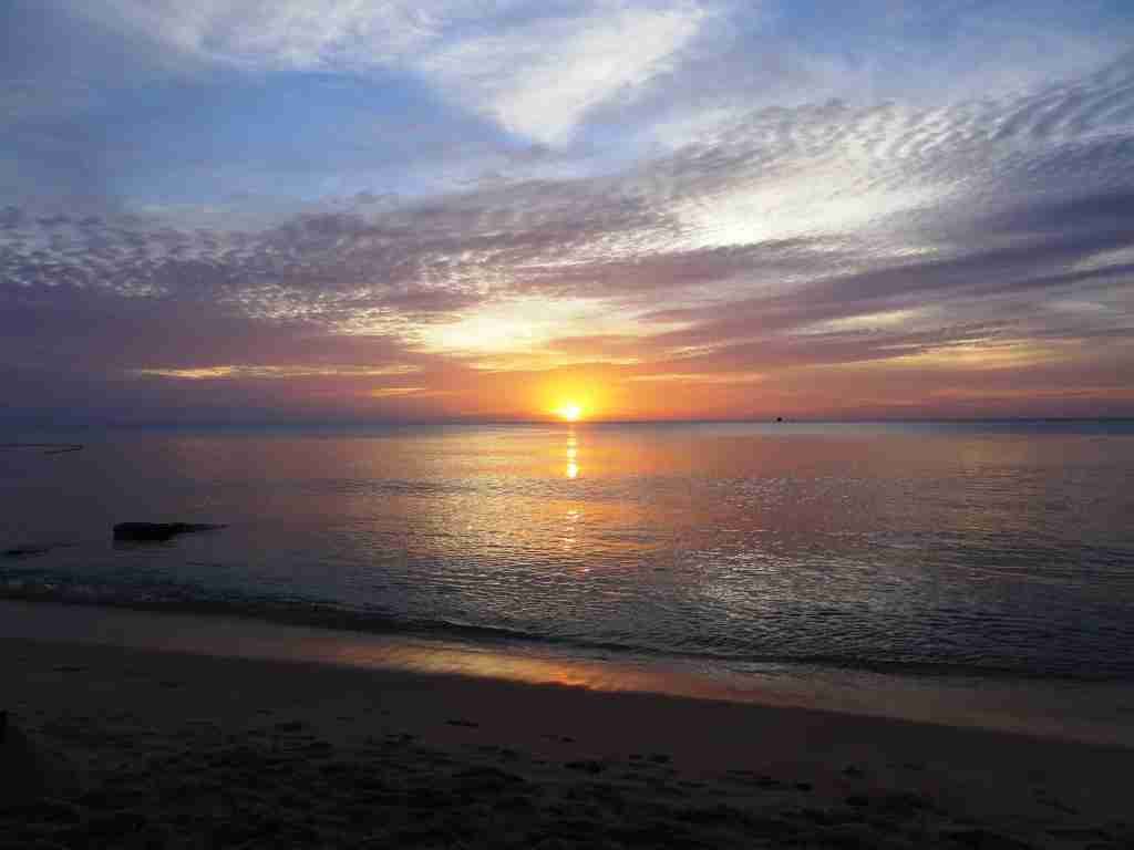 Beach sunset on Phu Quoc Island