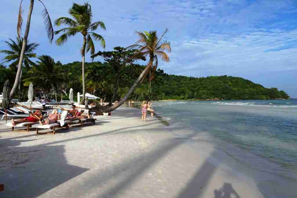 Tropical beach on Phu Quoc island