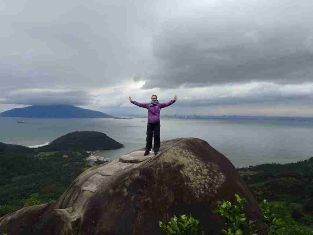 stunning views on the Hai Van Pass in Vietnam