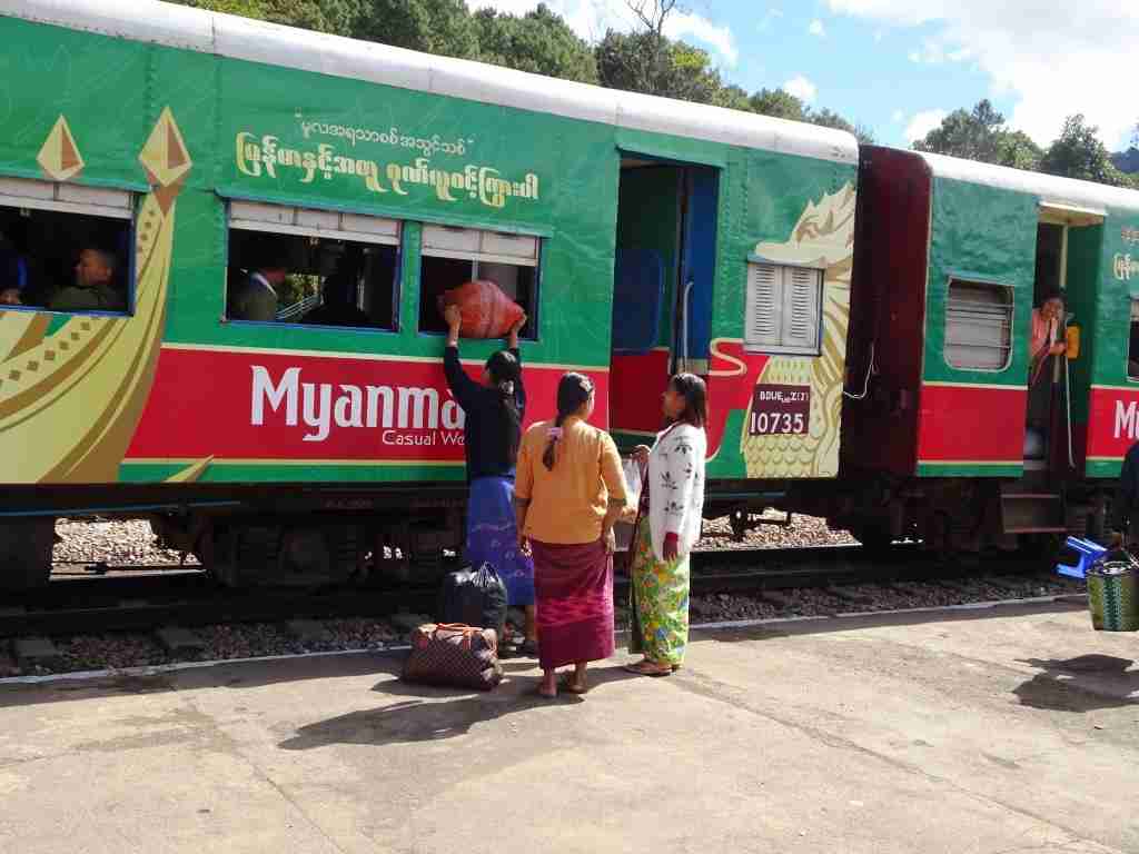 Solo travel in Myanmar by train