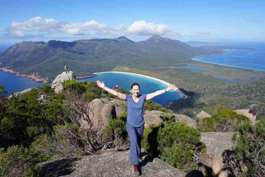 Wineglass Bay in Tasmania