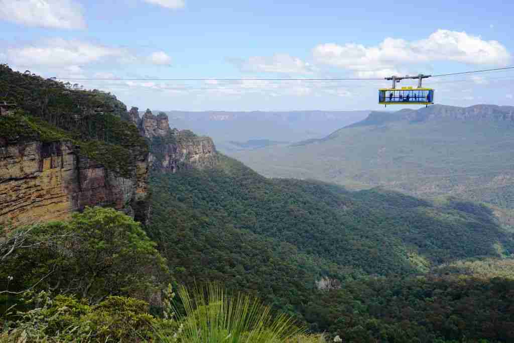 cable car Katoomba in the Blue Mountains