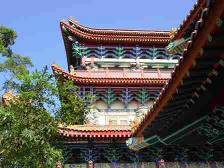At the Po Lin Monastery