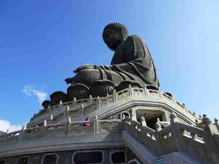 The Big Buddha in Hong Kong