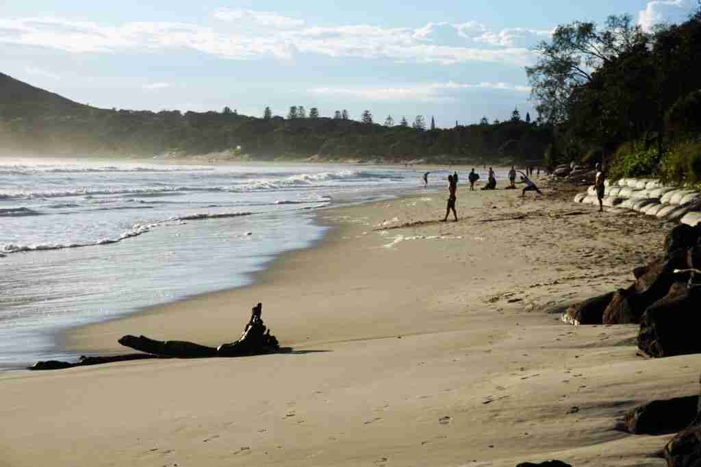 Clarke Beach Byron Bay in Australia