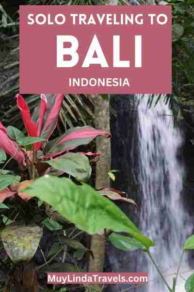 bali solo travel itinerary