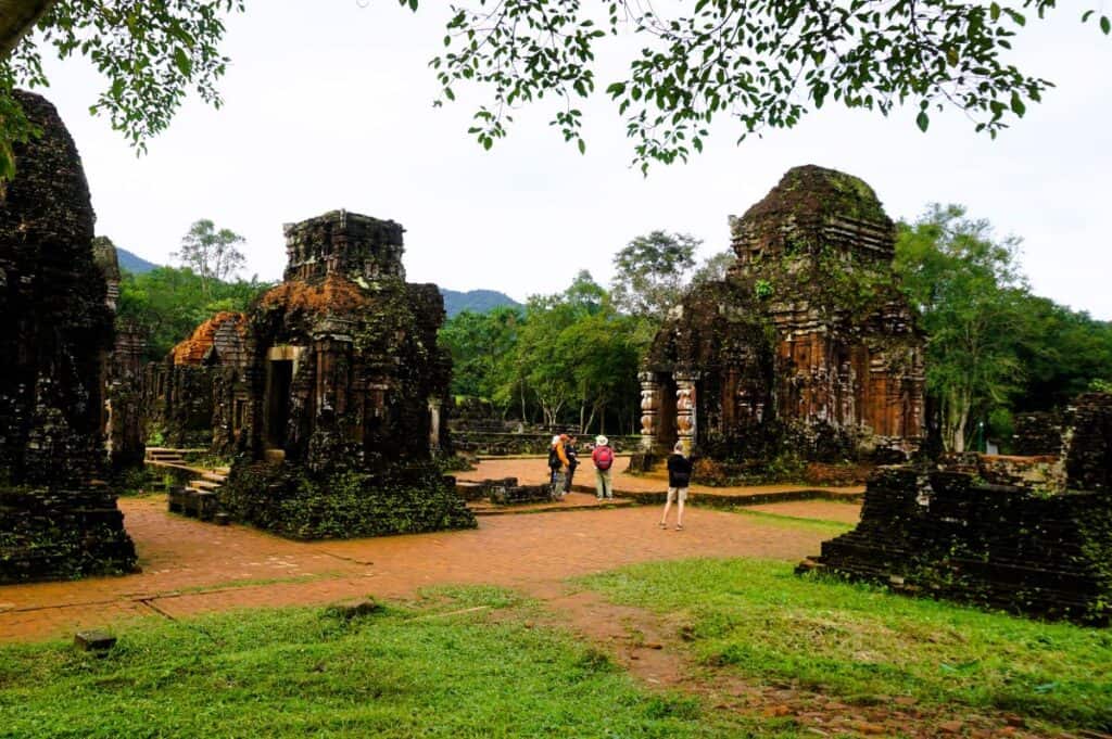 Cham temple ruins at My Son worth visiting on a Hoi An travel itinerary