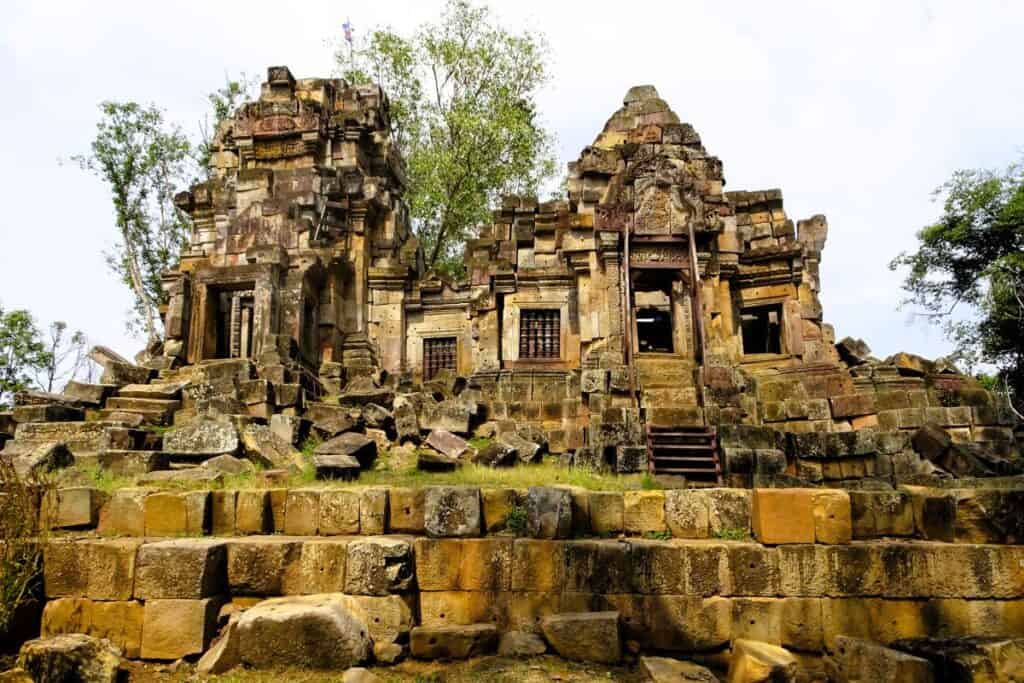Stone temple ruins