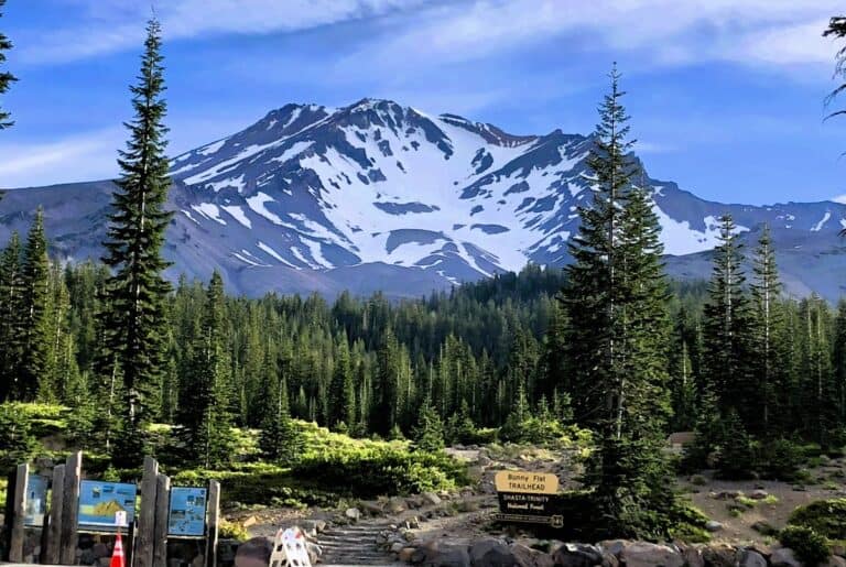 Summer is the best time to visit Mount Shasta California